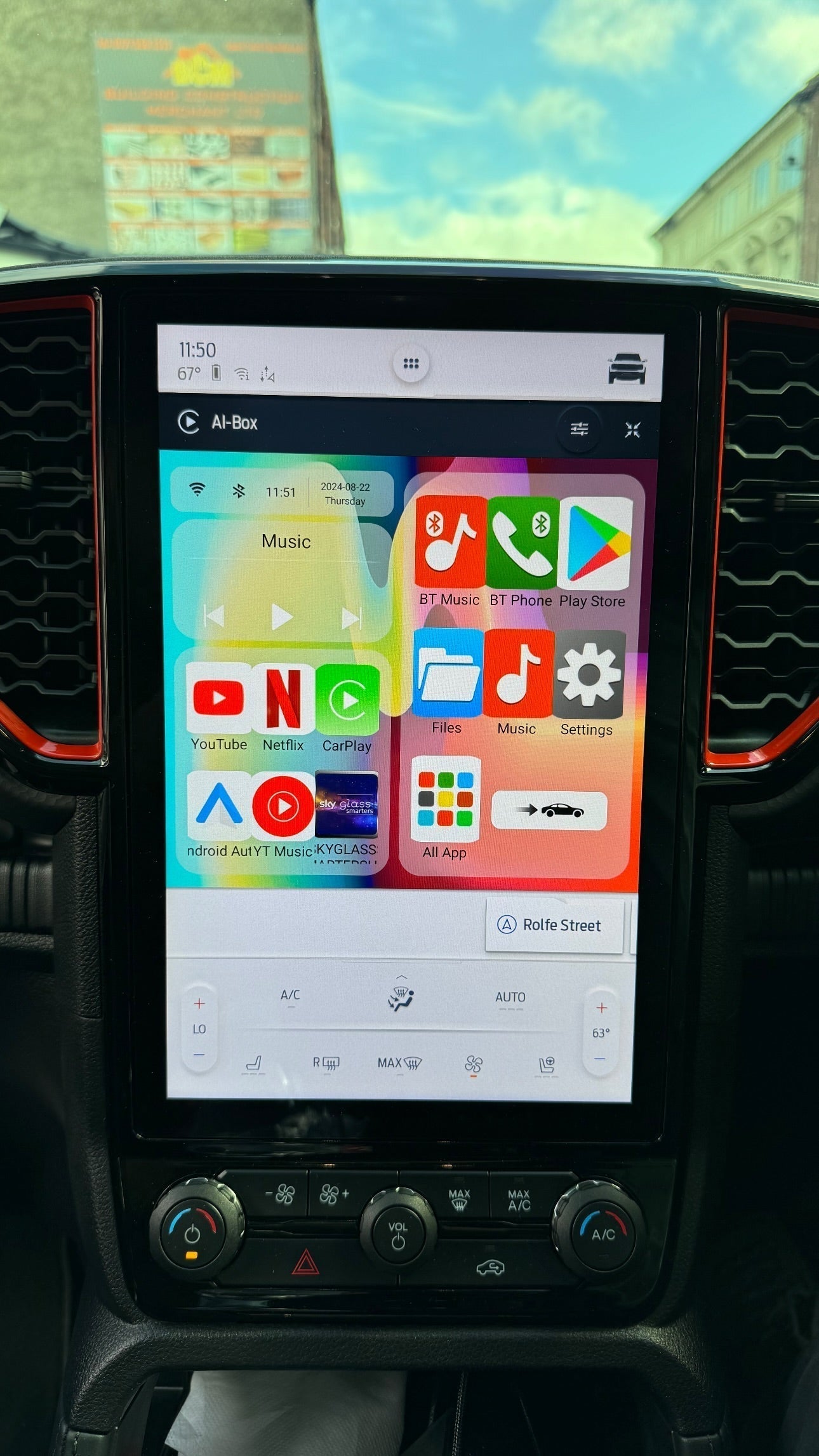 Youtube & Netflix AI-box för Ford