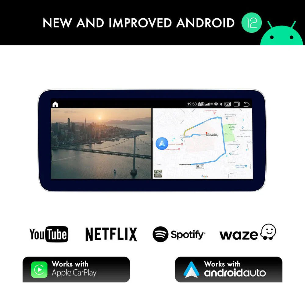 A/CLA/GLA Apple Carplay & Android Auto Screen Upgrade